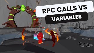 Real Game example of using RPCs to network enemy attack variations