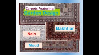 Home Decor Ideas: GARDEN DESIGN Rugs - 4 Examples of Tile Pattern Persian Carpets feat. 900kpsi Qum