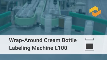 Onitex L100 Wrap-Around Cream Bottle Labeling