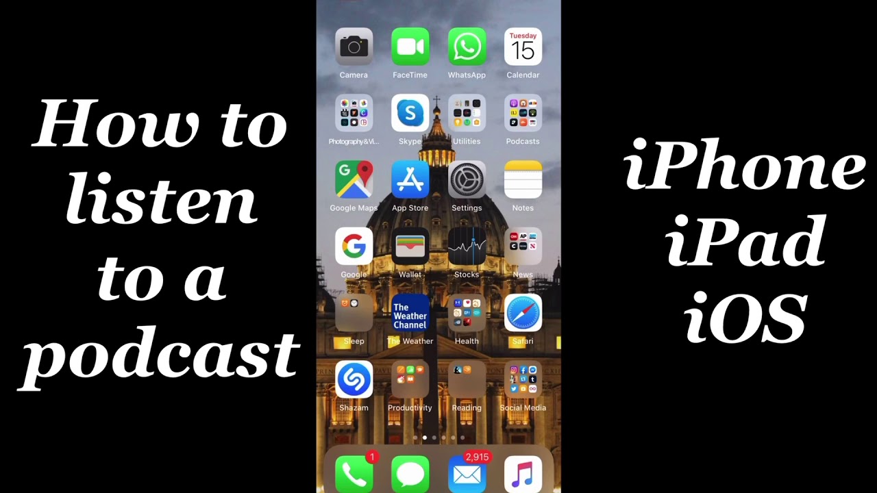 How To Listen To A Podcast On IPhone iPad YouTube