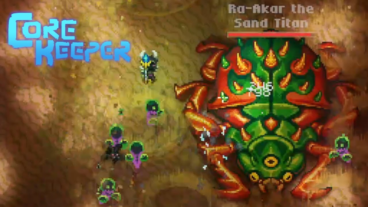Core Keeper Boss (Solo) – Ra-Akar the Sand Titan - YouTube