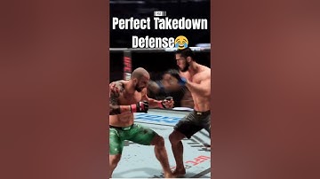 Perfect Takedown Defense... - Ufc 5 #glitch #ufc #mma