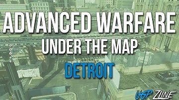 COD Advanced Warfare Detroit Under The Map Secret Ledge (Exo Hover Glitch) (All Consoles)