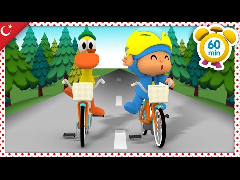 🚴‍♀️ POCOYO TÜRK - Yeni bisikletim [ 60 dakika ] Çocuklar için ÇIZGI FILMLER