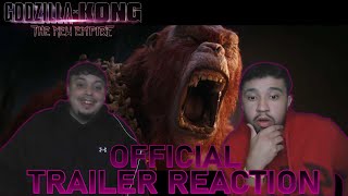 IM EXCITED FOR THIS TEAM UP!! | Godzilla X Kong The New Empire Official Trailer | Reaction