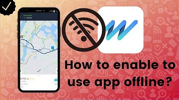 How to enable to use app offline on HERE WeGo?