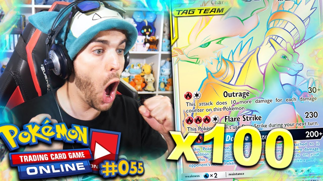 APRO 100 BUSTINE E TROVO TUTTE LE CARTE PIÙ RARE! - Pokémon GCC Online ...