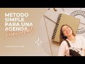 Método simple para una agenda funcional | 2021 #AnaMarín