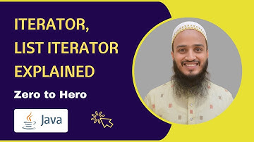Iterable, Iterator, ListIterator Interfaces in Java | Tutorial | Implementation | Part 1
