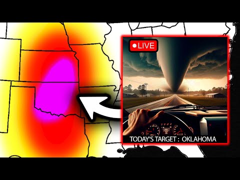 LIVE Storm Chasing - Significant Tornado Outbreak Today 
