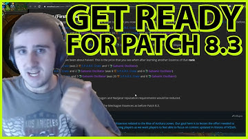 Do these NOW! Prepare for Patch 8.3