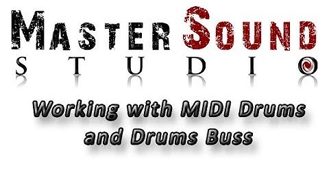 In The Mix #01 - Working with MIDI Drums and Drums Buss