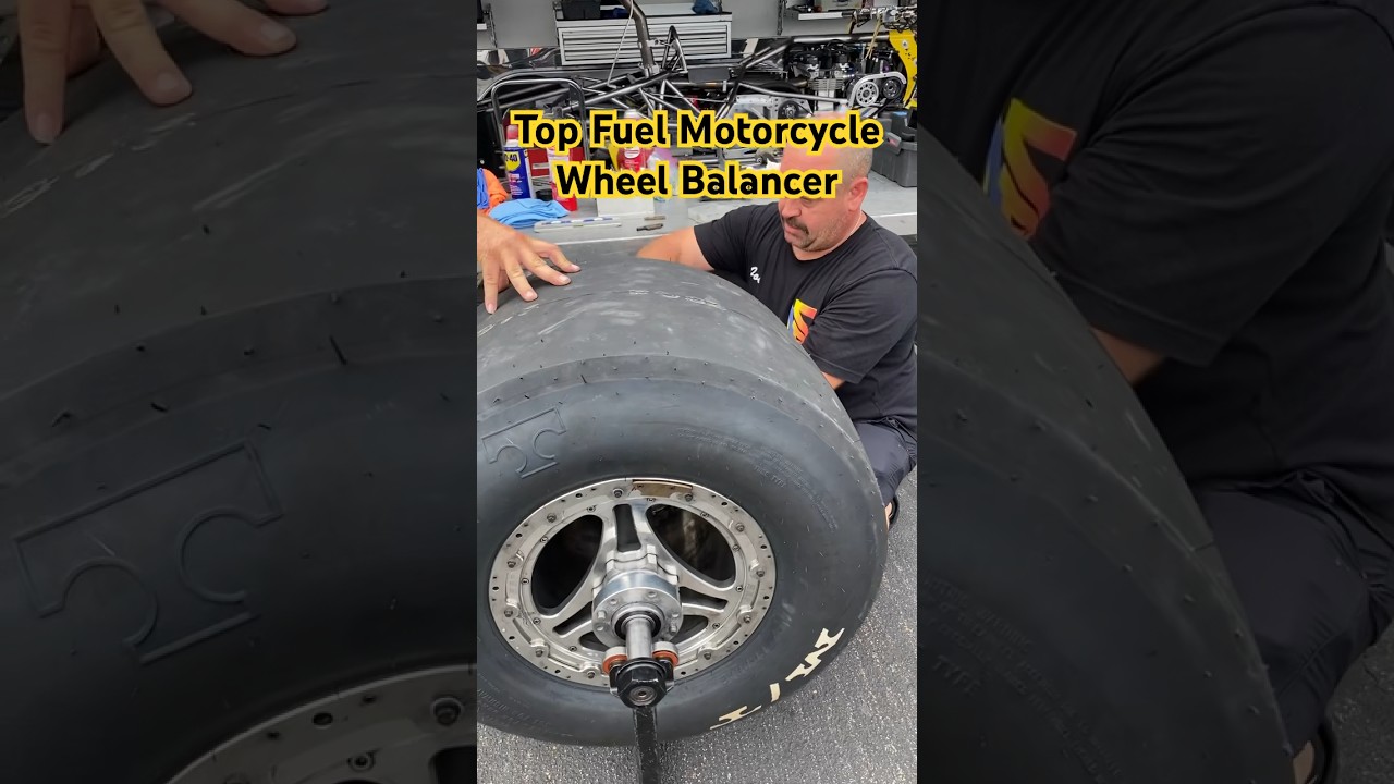 Top Fuel Motorcycle Wheel Balancer