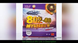 Review RITC 729 Friendship 802-40 802 40 Mystery III Short Pips-Out Table Tennis PingPong Rubber wi
