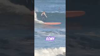 Romy getting ready for next Surf Contest