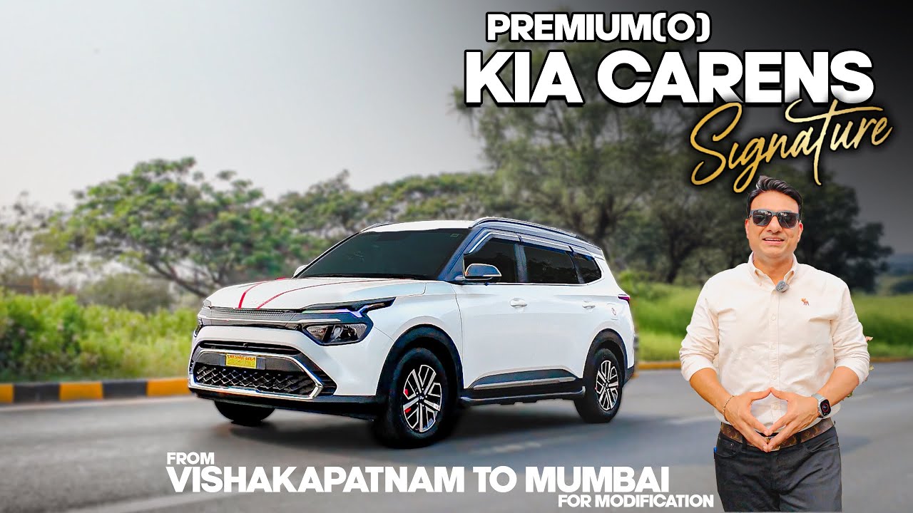 KIA CARENS SIGNATURE EDITION🔥Premium(o) Variant MIND BLOWING Modification🤩Vishakapatnam📞7977493577