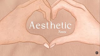 Aesthetic Fonts | for FREE with download links | Part 1 screenshot 3