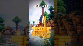 cool boat build hack in minecraft🔥#minecraft #mojang