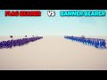 FLAG BEARER MELEE UNITS VS BANNER BEARER RANGED UNITS - Totally Accurate Battle Simulator TABS