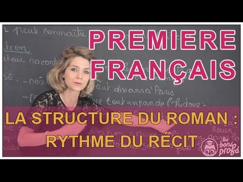 La structure du roman : le rythme du récit - Français Première - Les Bons Profs