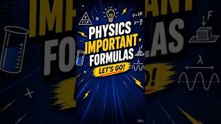 Physics Formulas in 30 Seconds ⚡ | Learn Motion, Force &amp; Energy Fast! #physics #formula #important