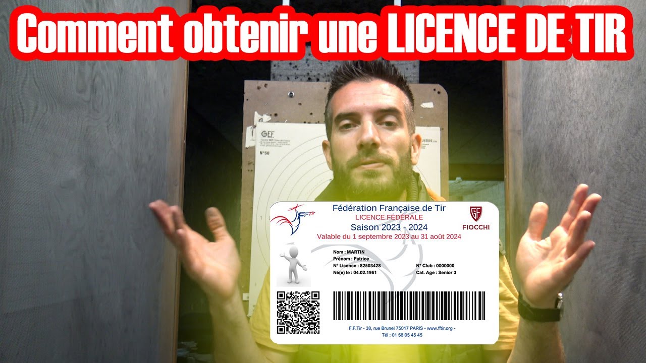 Comment obtenir une licence de tir, ce n'est pas compliqué - YouTube