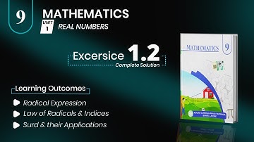 Class 9th Math New Book Exercise 1.2 | Exercise 1.2  Class 9 Math New Book 2025