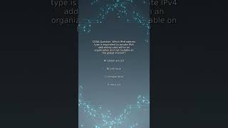 CCNA Quiz: Which IPv6 address type is equivalent to private IPv4 addressing used within an organi...
