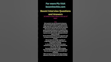 Boomi Interview Q&A ,11 #boomi #mulesoft #workato #webmethods #tibco #microsoft #ibm #salesforce