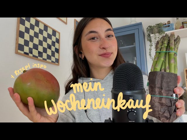 ASMR Lebensmittel Haul 🍅 Ich zeige dir meine Einkäufe & du entspannst
