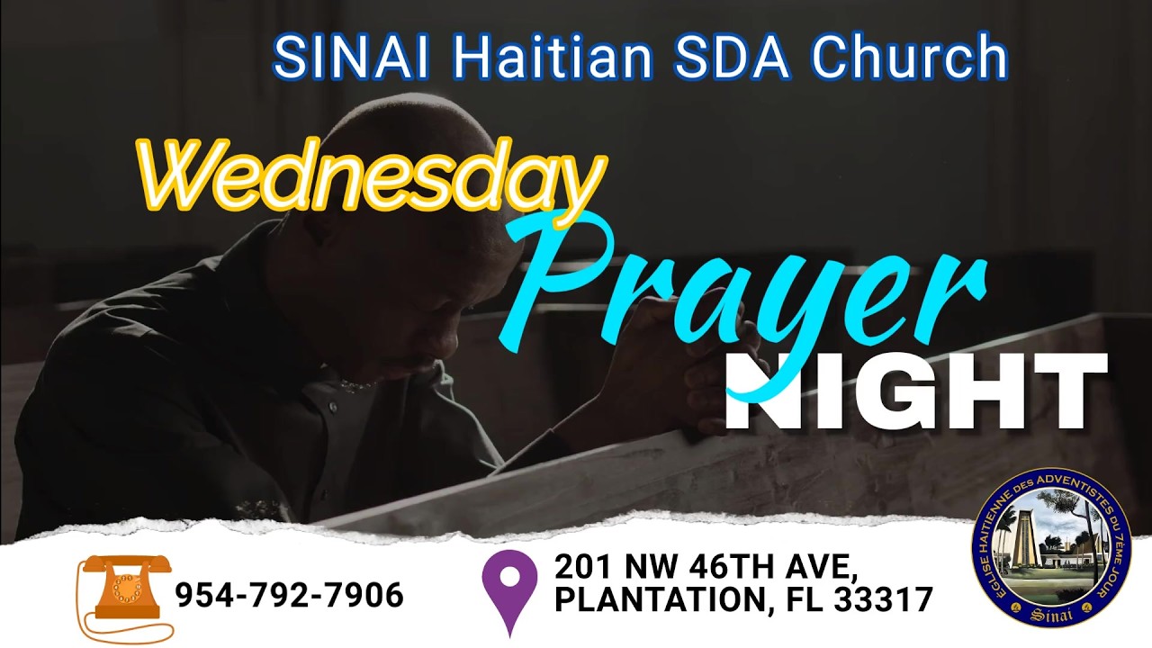 Services de prière du Mercredi Soir| 03-04-2026 | SINAI SDA