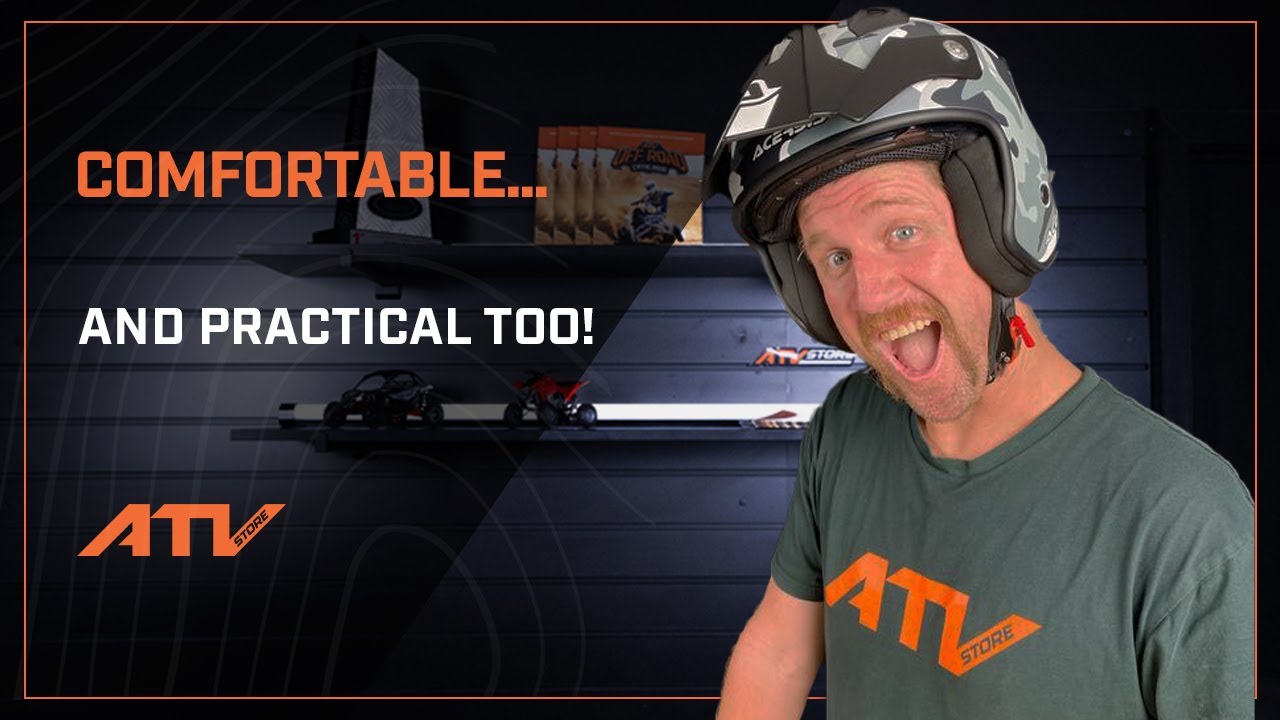 Acerbis Jet Aria Helmet | ATVstore - YouTube