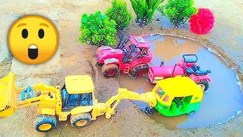 Diy tractor stuck in mud mini science project || Part#13 || JCB video || #jcb || @shubbucreator