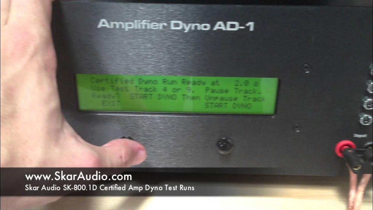 Skar Audio SK800.1D Amp Dyno Certified Testing w/ SMD AD1 YouTube