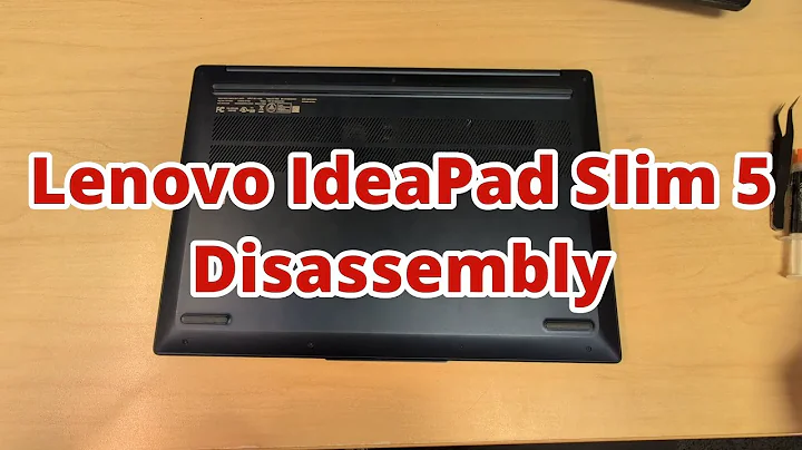 Lenovo IdeaPad Slim 5 Disassembly