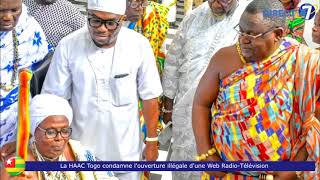 La HAAC Togo condamne l'ouverture illégale d'une Web Radio-Télévision