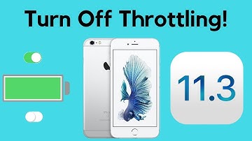 Turn Off Throttling on Your iPhone with iOS 11.3