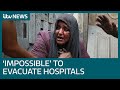 Israel accused of deliberately striking near Gaza hospital sheltering 14,000 people | ITV News