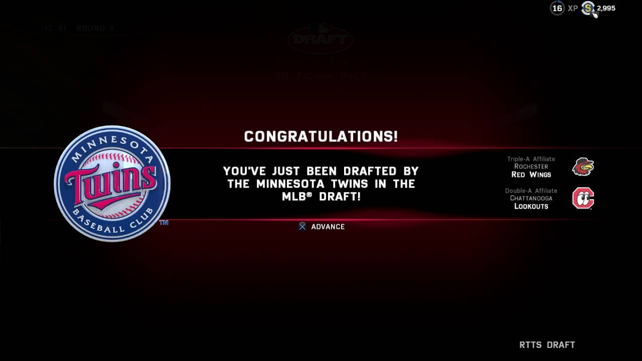 RTTS: MLB THE SHOW 16 DRAFT