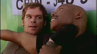 Doakes and Dexter fight scene