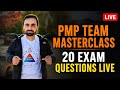 PMP Team Masterclass: Solve 20 Real Exam‑Style Questions Live