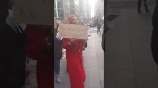 STOP COMCAST! w/ Rev. Rideout Leads Protest