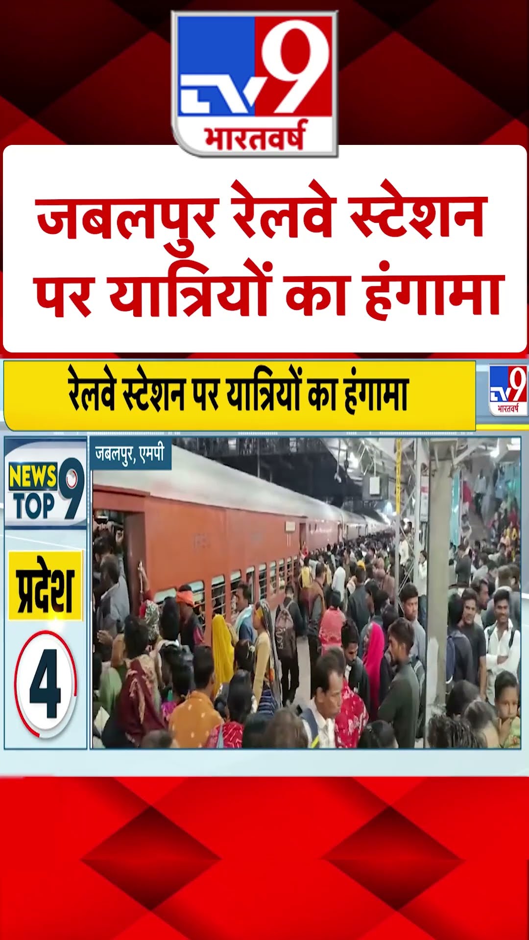 Mahakumbh 2025 : जबलपुर रेलवे स्टेशन पर यात्रियों का हंगामा | #shorts