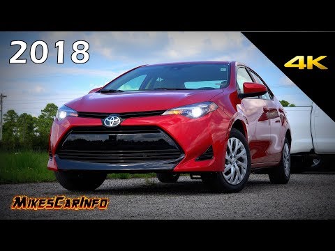 👉 2018 Toyota Corolla LE - Detailed Look in 4K