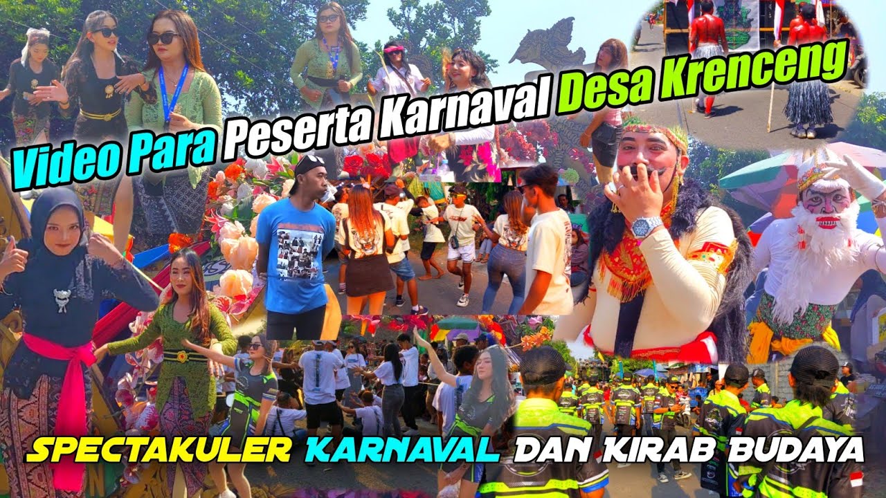 Video Para Peserta Karnaval Krenceng 2024 || Spectakuler Karnaval Dan Kirab Budaya