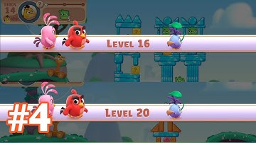 Angry Birds Journey : Level 16-20 Gameplay Walkthrough Part 4 (iOS,Android)