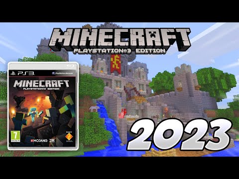Playing Minecraft PS3 Edition in 2023 