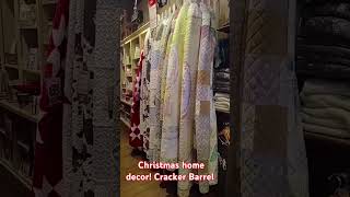 Cracker Barrel home decor and clothing! So exciting. Come with me to see! #Christmas #shopdecor