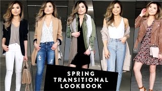 Winter to Spring Transitional Fashion Lookbook | Spring Outfit Ideas 2017 | Miss Louie