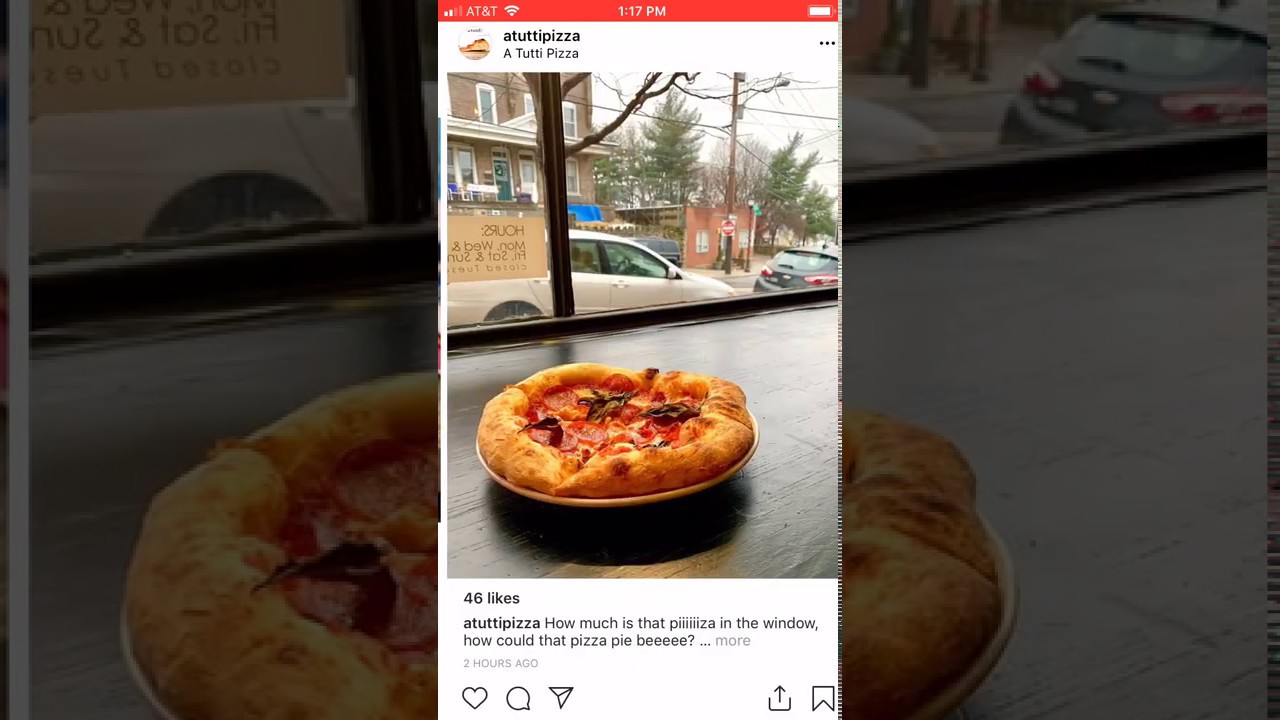 Video till Instagram testade horisontell scrollning igår